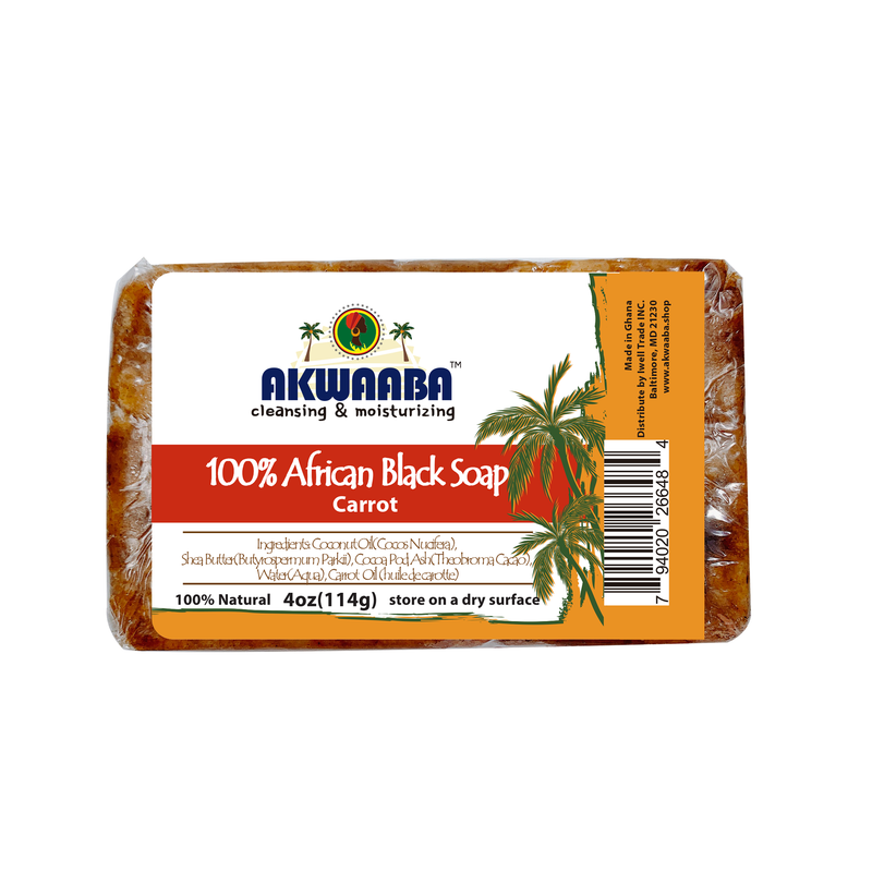 Akwaaba African Black Soap Carrot