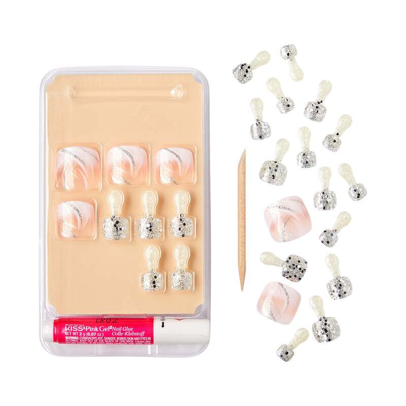 GOLD FINGER Trendy Toe Nails GDT01 (Perfect Match)