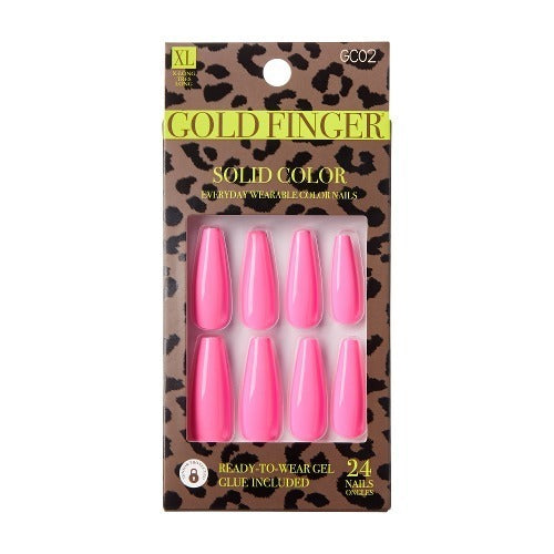 GOLD FINGER Solid Color Nails GC02 | AVA NEW YORK