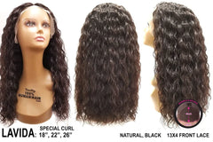 InduGold 100% Human Hair Lace Front Wig LAVIDA 18