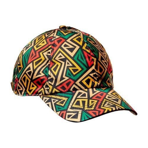 KEYSHIA COLE X All Over Satin Baseball Cap-AZTEC