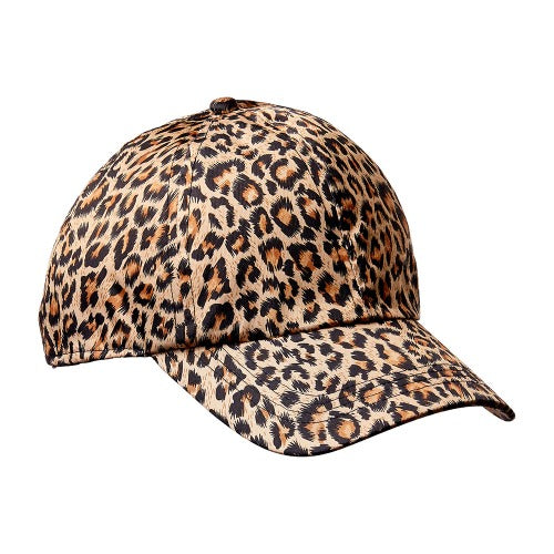 KEYSHIA COLE X All Over Satin Baseball Cap-LEOPARD