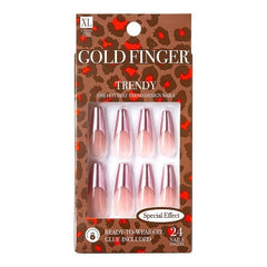 GOLD FINGER Special Effect Nails Trendy GSF02