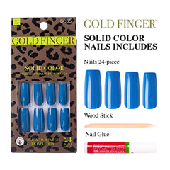 GOLD FINGER Solid Color Nails GC35 (Fall From U)