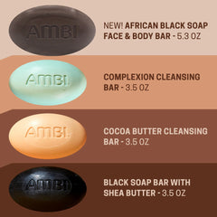 Ambi Black Soap for Face and Body 5.3oz