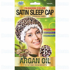 Argan Oil Satin Sleep Cap-Extra Large