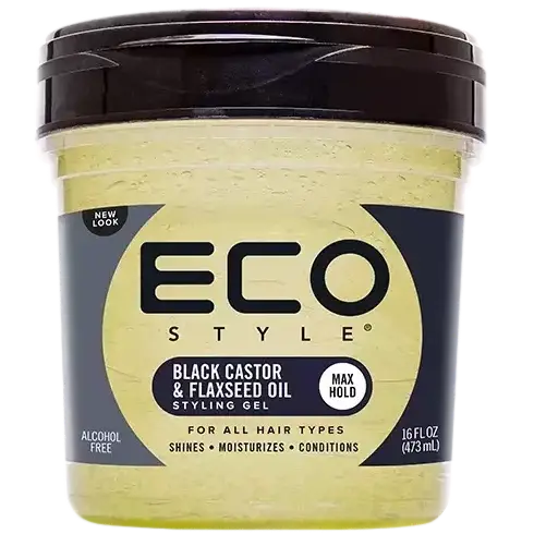 Eco Black Castor and Flaxseed Oil Styling Gel