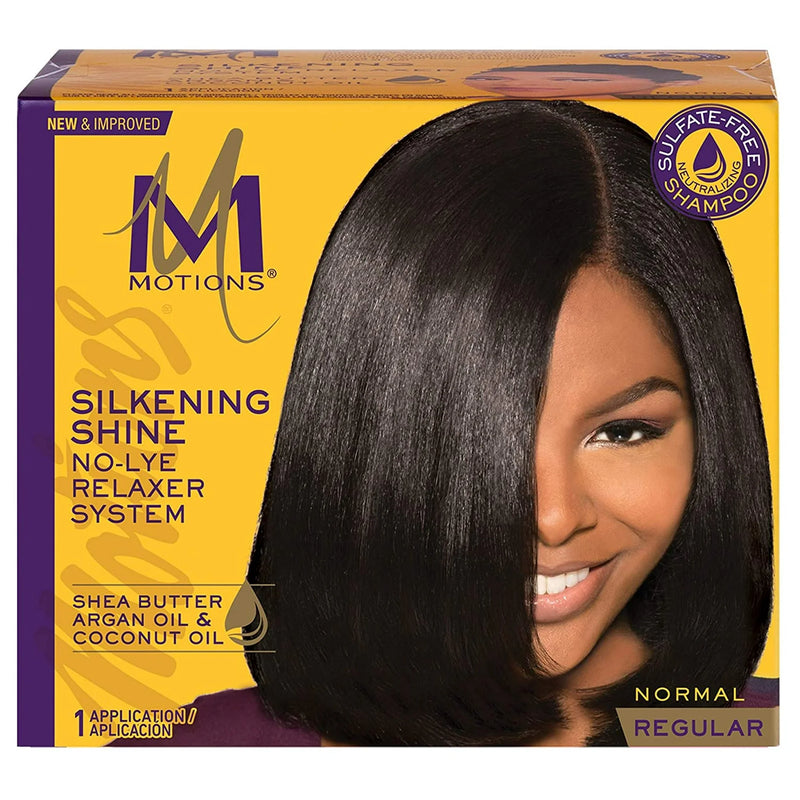 Motions Silkening Shine No-Lye Relaxer System Regular