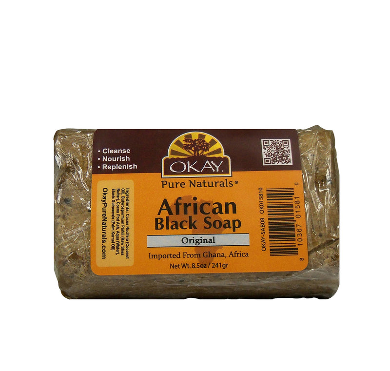 Okay African Black Soap Original 5.5oz