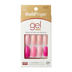 GOLD FINGER Gel Glam Nails GD22 (Cherry Blossom)