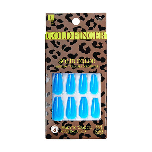 GOLD FINGER Solid Color Nails GC26 (Essential)