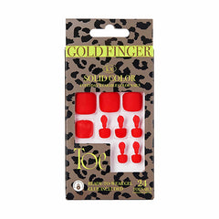 GOLD FINGER Solid Color Toe Nails GCT01