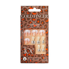 GOLD FINGER Trendy Toe Nails GDT01 (Perfect Match)