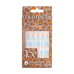 GOLD FINGER Trendy Toe Nails GDT02 (Only One)