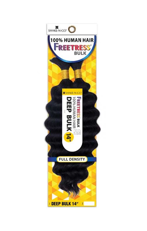 Freetress 100% Human Bulk Hair Deep Bulk 14"