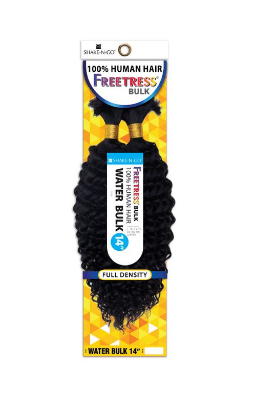 Freetress 100% Human Bulk Hair Water Bulk 14"