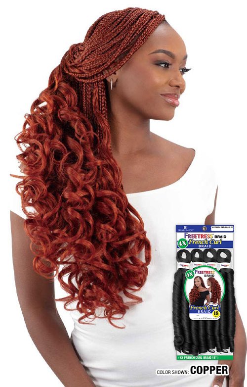 FreeTress 4X French Curl Braid 18"