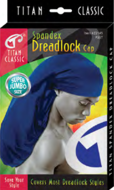 Spandex Dreadlock Cap Super Jumbo Size