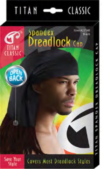 Spandex Dreadlock Cap Open Back