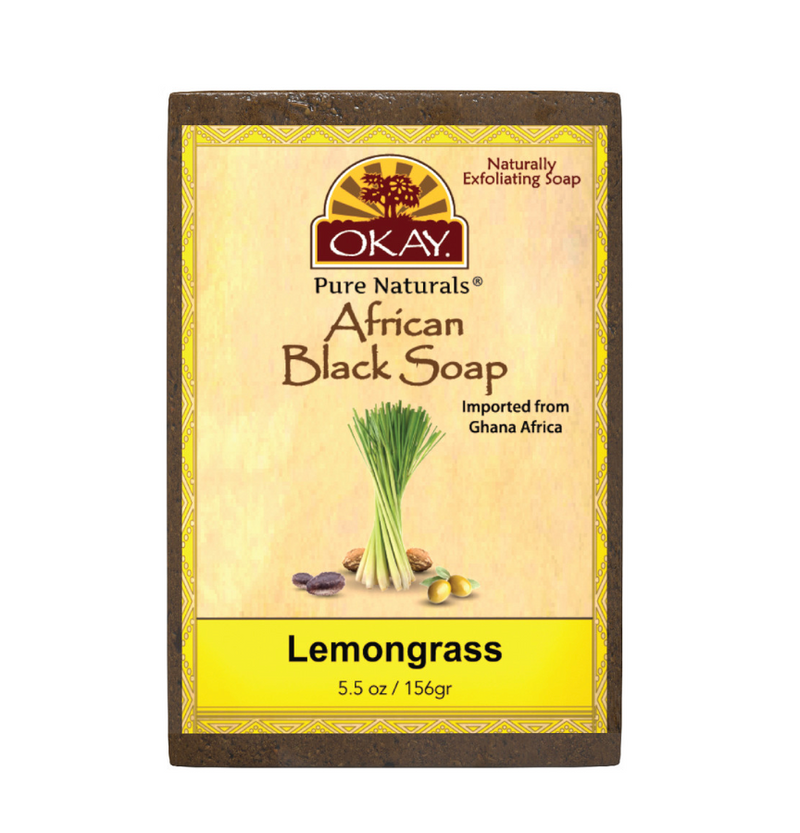 Okay African Black Soap LEMONGRASS 156gr