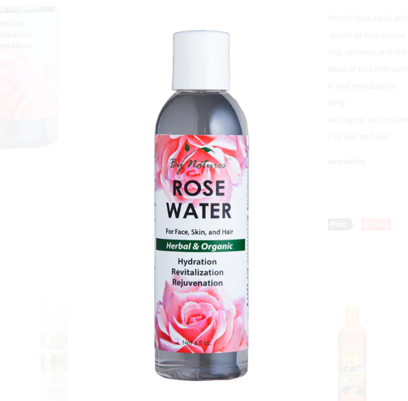 By natures Rose Water