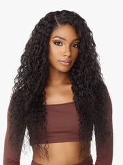 Lace Front Human Hair Blend Wig EZRA 28