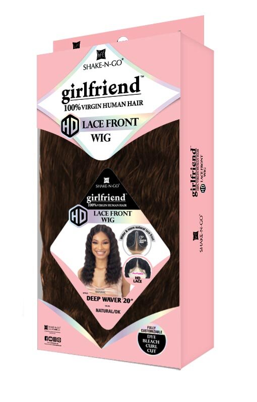 Girlfriend DEEP WAVER 100% Human Hair Lace Front Wig