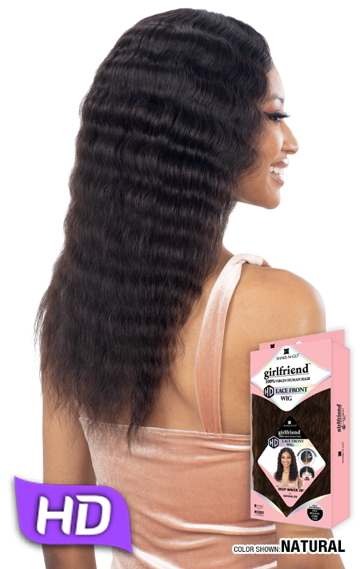 Girlfriend DEEP WAVER 100% Human Hair Lace Front Wig