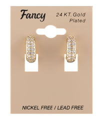 Fancy Huggie Earrings BHG5