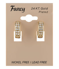 Fancy Huggie Earrings BHG6