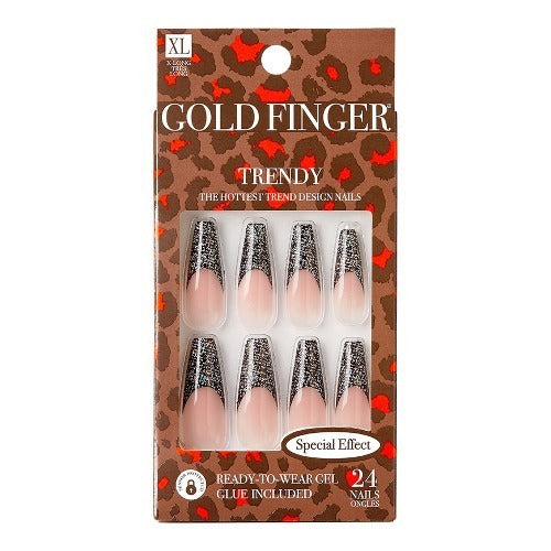 GOLD FINGER Special Effect Nails Trendy GSF03