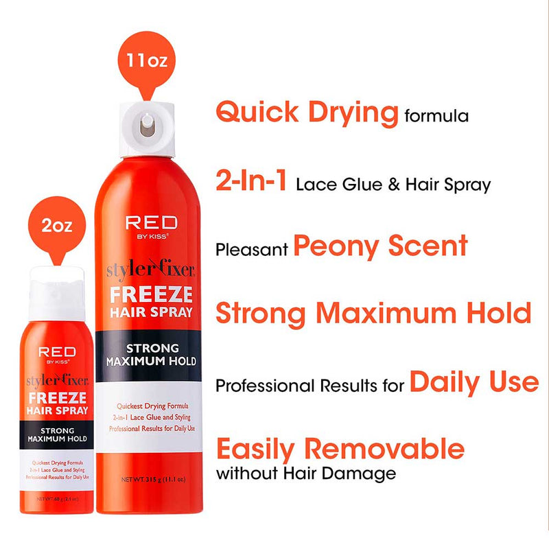 Styler Fixer Freeze Hair Spray-Strong Maximum Hold