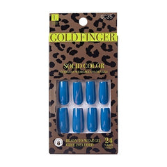 GOLD FINGER Solid Color Nails GC35 (Fall From U)