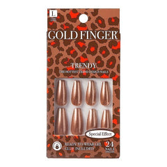 GOLD FINGER Special Effect Nails Trendy GSF07