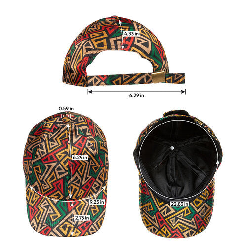 KEYSHIA COLE X All Over Satin Baseball Cap-AZTEC