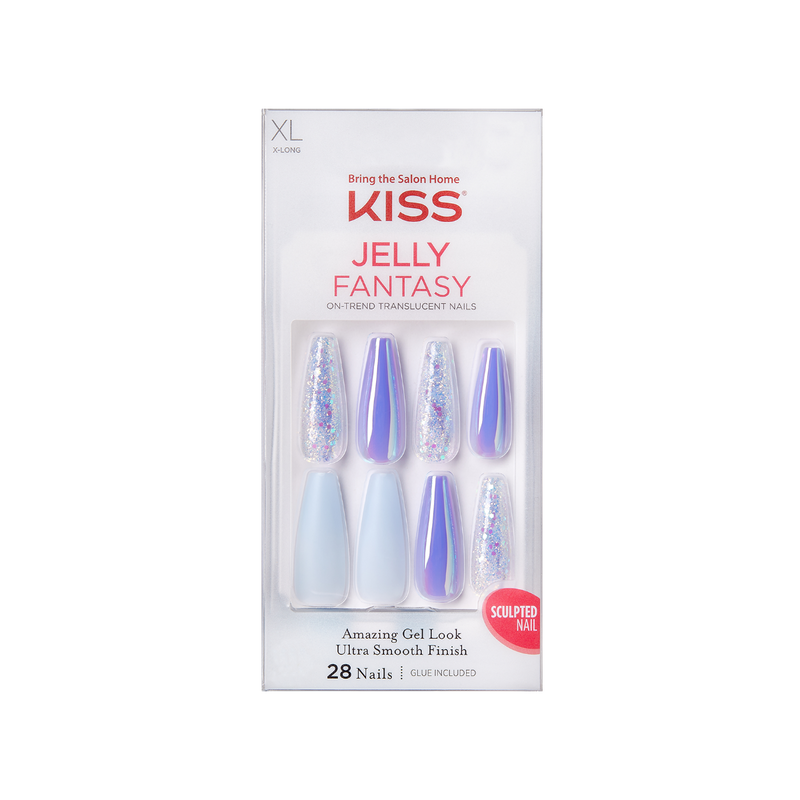 KISS Jelly Fantasy Sculpted Nails FJ06 (Cherry Jelly) | AVA NEW YORK