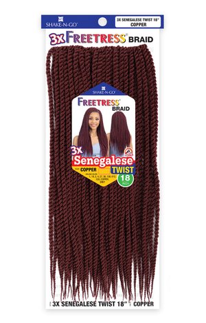 FREETRESS 3x Senegalese Twist 18"