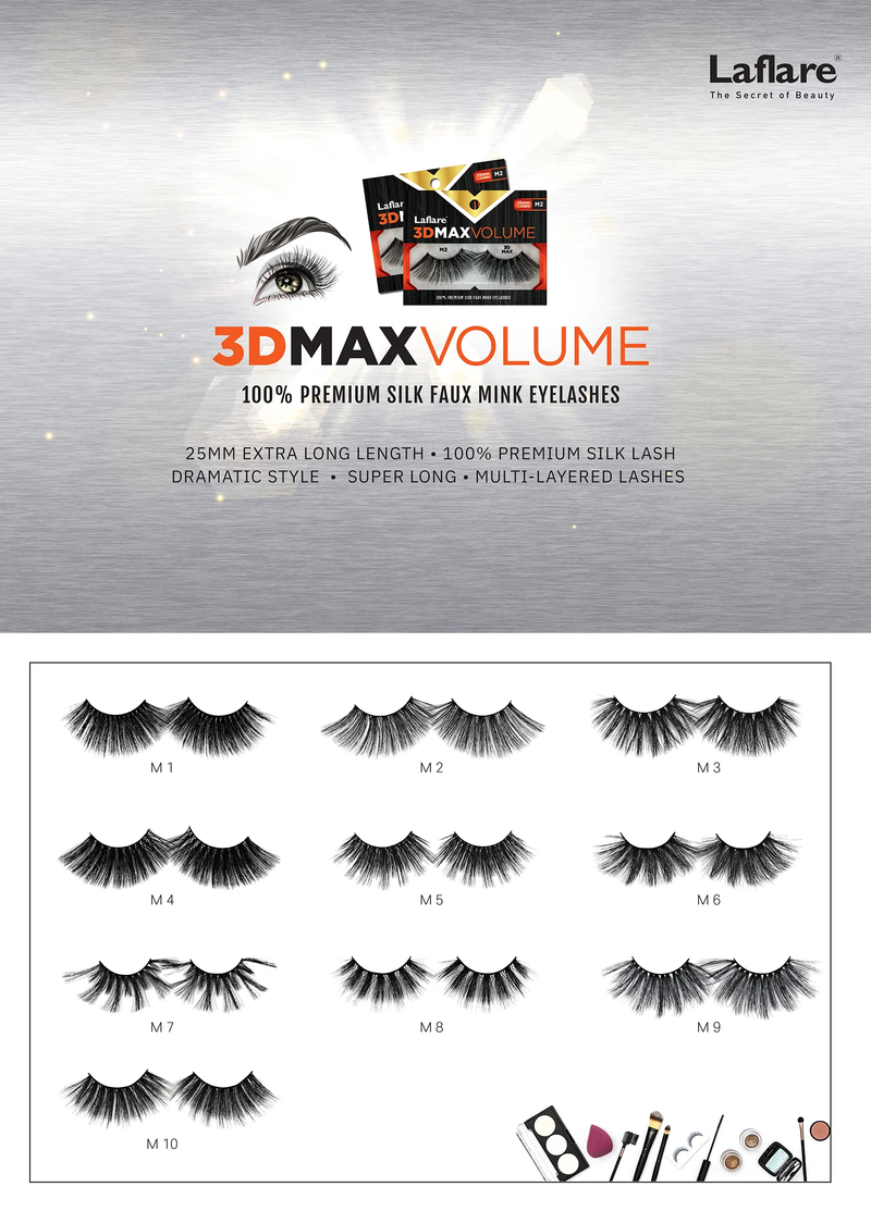 Laflare Eyelashes 3D MAX VOLUME