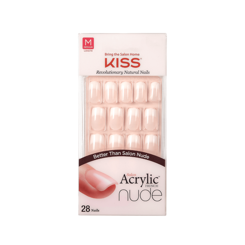 KISS Acrylic French Nails KAN05 (Cashmere)