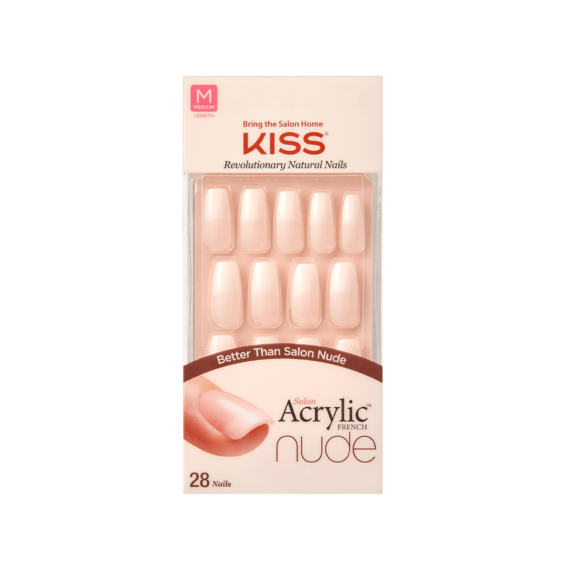 KISS Acrylic French Nails KAN07 (Leilani)