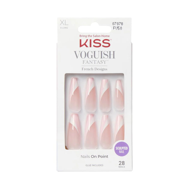 KISS Voguish Fantasy French Design Nails FV50 | AVA NEW YORK
