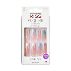 KISS Voguish Fantasy French Design Nails FV51
