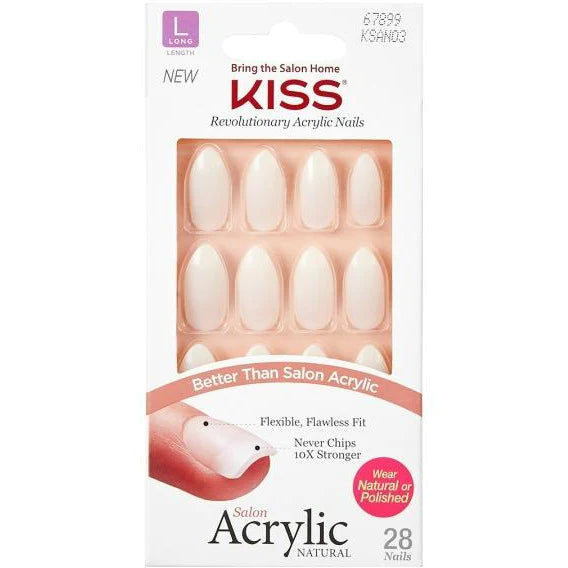 KISS Salon Acrylic Natural Nails KSAN03 (Forbidden)