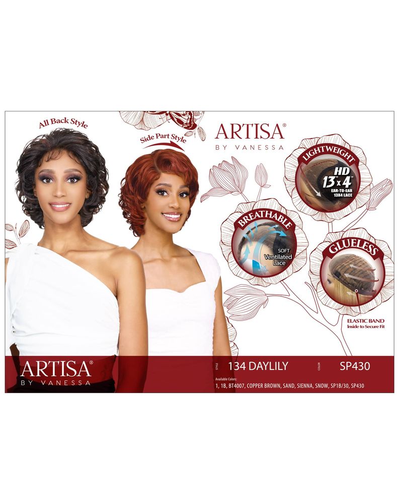 134 Daylily Lace Front Wig by Artisa