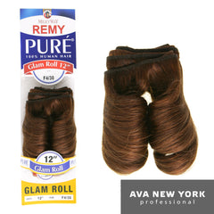 MILKYWAY REMY PURE 100% HUMAN HAIR WEAVE GLAM ROLL