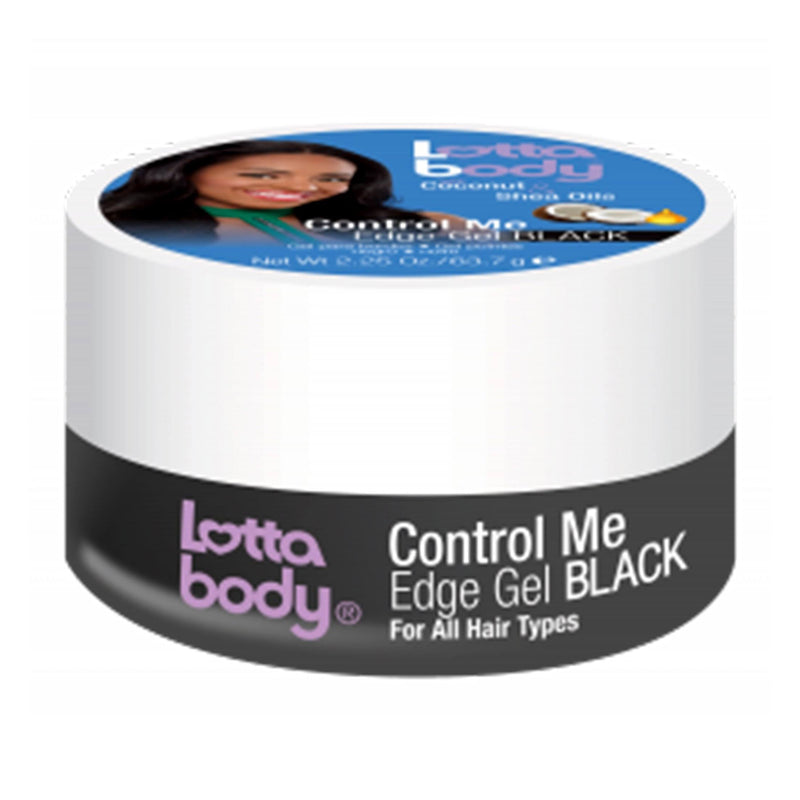 Lottabody Coco & Shea Control Me Edge Gel Black 2.25 Oz.