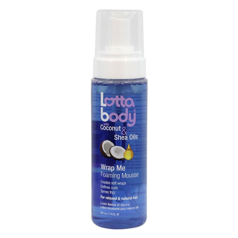 Lottabody Wrap Me Foaming Mousse with Coconut & Shea Oil, 7 Oz.