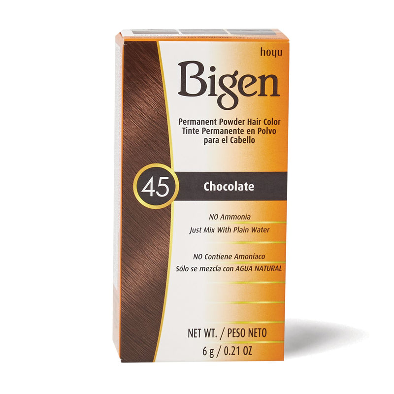 Bigen - Chocolate Permanent Powder Hair Color #45