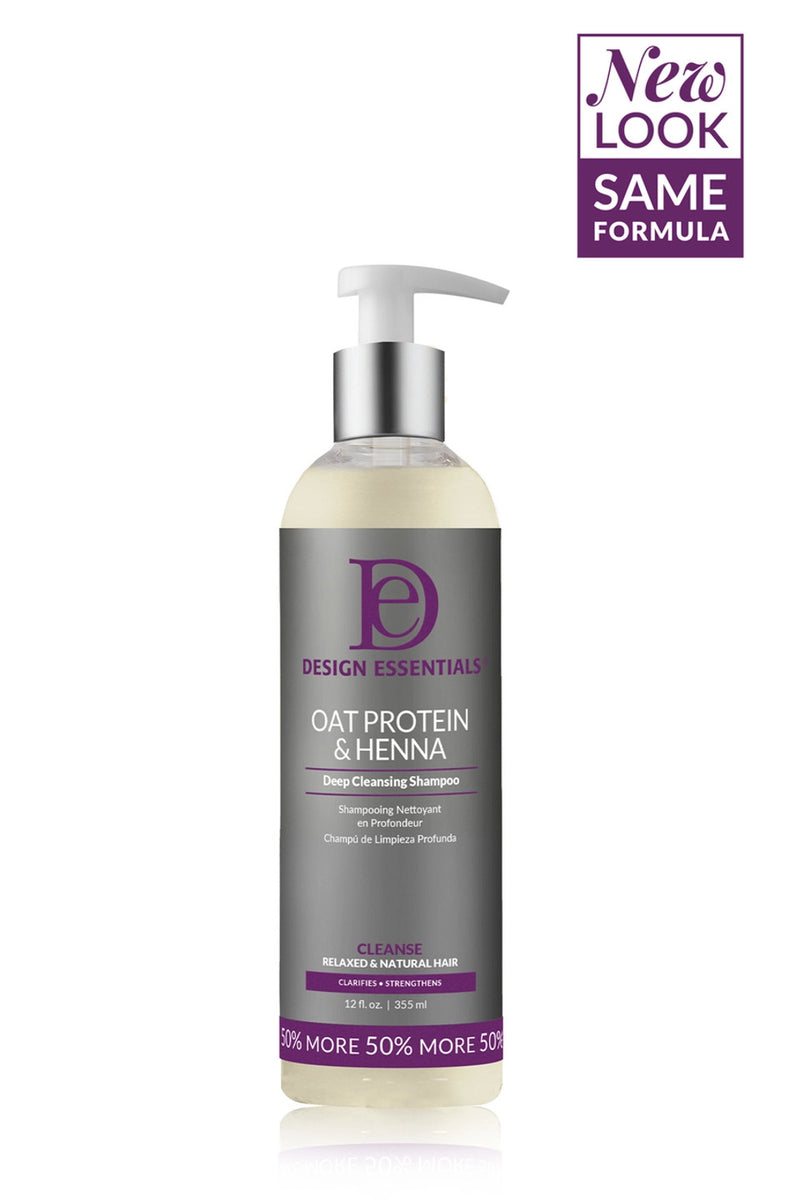 Design Essentials Oat Protein & Henna Deep Cleansing Shampoo