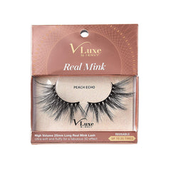 V-Luxe Real Mink – PEACH ECHO VLEC05 Eyelashes